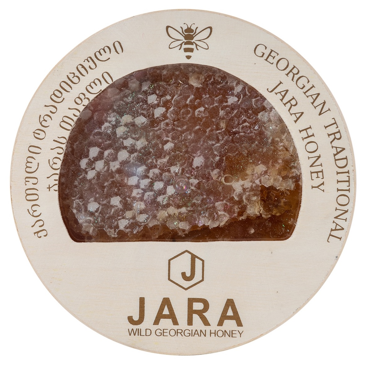 BIO PRODUCT Jara chunk Honey in wooden packaging (Bio Product)